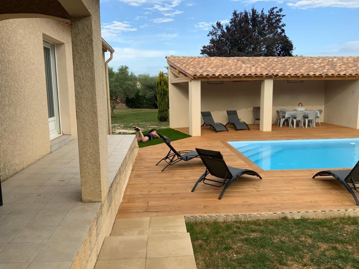 Gite Les Oliviers 10 Pers Piscine Au Calme 4 Etoiles Saint-Laurent-la-Vernede Ngoại thất bức ảnh